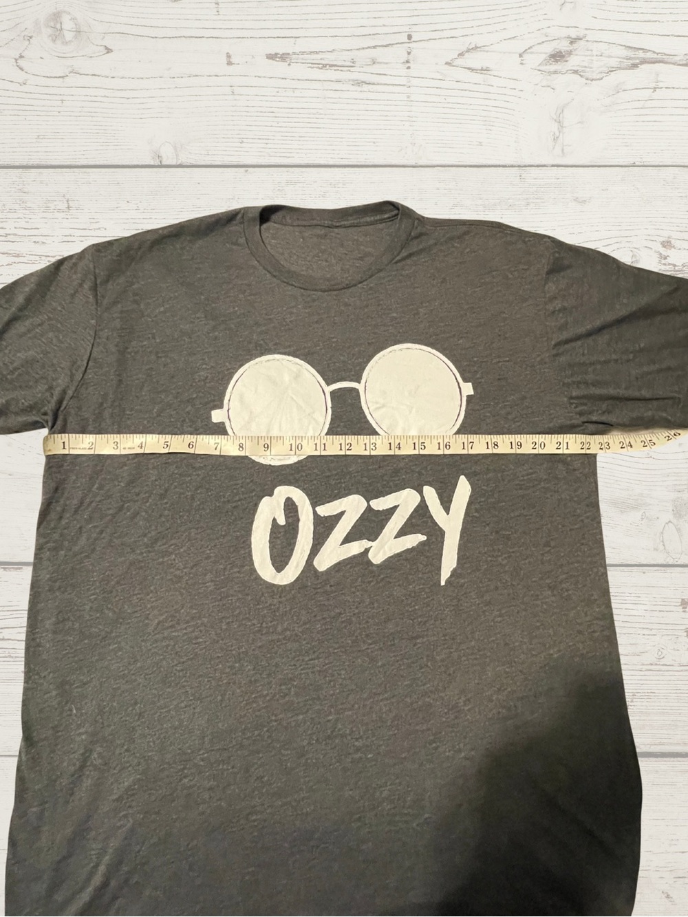 Men's Ozzy Osbourne Glasses Graphic T-Shirt Charcoal Grey XL - Picture 9 of 9